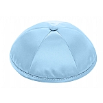 Light Blue Deluxe Satin Kippah